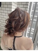 アップスタイル ゆるふわ お呼ばれ トレンド【ヘアセット 立川】