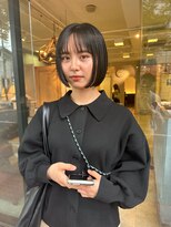 ロジェ(loje) 【loje】◎大人ガーリー★チョコレート 王道ぱっつんボブ♪