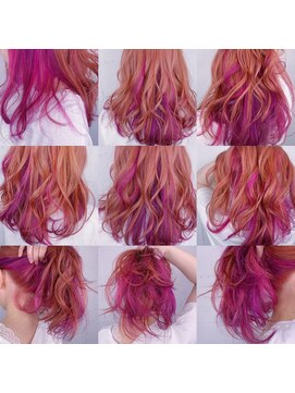 キジ(KIJI) ★コーラルピンク×ユニコーンカラー★