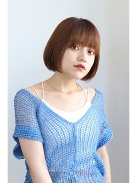 ヘアーアンドメイク エクリ 不動前店(Hair&Make equri) 丸みボブスタイル