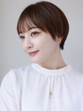 ソイクフ 四条大宮店(SOY-KUFU) 大人可愛い◎似合わせカットイメチェンフルバングショート