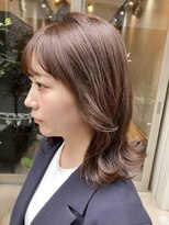 ロミバイリー(Romi by Lyee)&nbsp;外はねミディアム、シアーベージュ