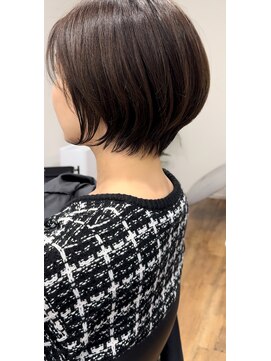 チョキナ(chokina.) ショートボブ×マットアッシュ