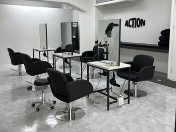 アクション 心斎橋店(ACTION)の写真/【心斎橋駅3分】21時まで営業◇最先端トレンド×髪質改善ケア×艶カラーが通いやすい価格で叶う♪