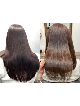 話題の髪質改善トリートメント"高濃度水素トリートメント"導入店◎お悩みや髪質に合わせたヘアケアで美髪へ