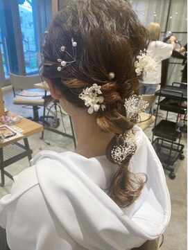 ヘアーエスクールステラ(hair S.COEUR stella) 編みおろし