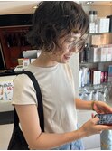 ボブ×パーマ
