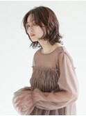 外ハネニュアンスパーマ