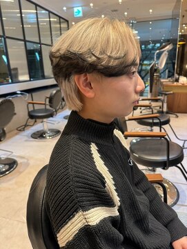 ダブル(W) メンズ/デザインカラー