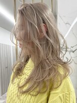 エトワール(ETOILE) ミルクティーベージュ×レイヤーカット 三ノ宮/元町