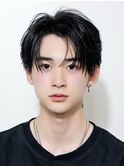 韓国カルマパーマフェザーショートセンターパートシャドウパーマ