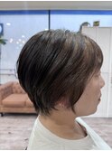 束感ショート/極上髪質改善