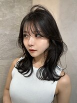 ロンド ルージュ 銀座店(Lond rouge)&nbsp;髪質改善縮毛矯正レイヤーカット顔周り前髪韓国ミニウルフ/銀座