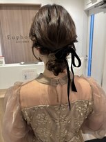 結婚式ヘアセット◯担当ももこ