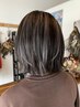 透明感カラー＋クイックトリートメント　11000→7700