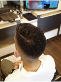 震災刈りアイロンパーマ