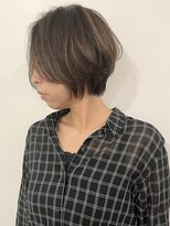 オーソ(AUTHO)&nbsp;ハイライトカラー/似合わせカット/白髪/白髪ぼかし/ボブヘア　l