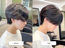 施術事例（３）「硬い髪質」と「強いS字のくせ毛」を改善