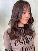 イーストハムヘッドショップ(EAST HAM head shop) 顔まわりカット/レイヤーカット/透明感/ブラウンアッシュ