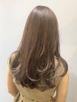 バランス 原宿 表参道(balance)&nbsp;【髪質改善】ヘーゼルベージュ×レイヤーヘア　YUKA