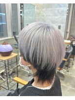 キャラ シャローネ 池袋(Chara Chalone)&nbsp;マッシュウルフ/アンブレラカラー/ハイトーン【池袋/本松】