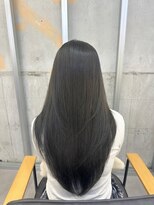 イオエ 梅田(ioe) ミルクティーベージュ/レイヤーボブ /髪質改善/縮毛矯正