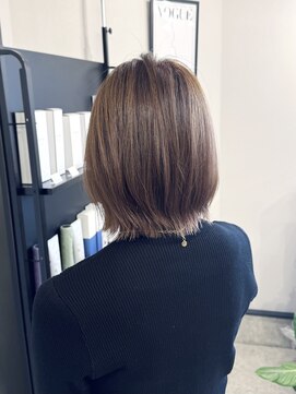 黒髪/クラゲヘアー/オリーブグレー/小顔/ココアベージュ/岡山