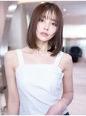 韓国レイヤー顔周りカット透明感カラー髪質改善艶髪シースルー