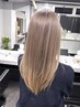 【長橋指名】ケアブリーチで作る透明感ダブルカラー ￥16500