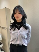 バランス ハレまち通り岡山駅前店(balance.)&nbsp;ハッシュカット×ブルーブラック