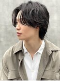 カルマパーマニュアンスパーマ韓国風ヘアメンズミディアム
