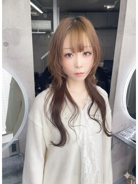 シックス バイ インク 渋谷(SIX by INK.) ダークブルー/デジタルパーマ/ワンホンレイヤー[渋谷]