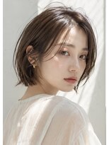ラベストオイケ(LOVEST OIKE)&nbsp;【LOVESTOIKE】透け感ショートボブ × シアーベージュ