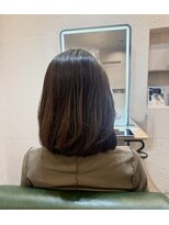 スーリール 福岡別府店(Sourire) ふんわり艶めくボブ