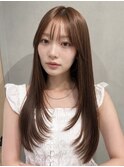 顔まわりだけで雰囲気が変わる◎顔まわりレイヤー