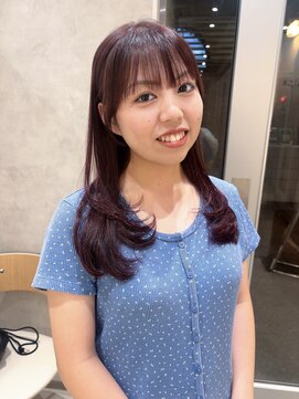ジーナ 近鉄奈良(Zina) ピンク/暖色系カラー/レイヤー/近鉄奈良/顔まわり/髪質改善