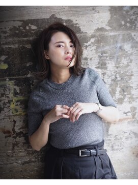 ワエン(WAEN) 切りっぱなしグレージュ