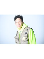 ヘアー アイス ルーチェ(HAIR ICI LUCE) ストリート 黒髪ショート 刈り上げ 立ち上げバング