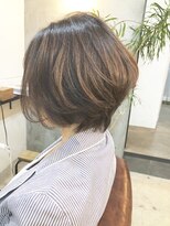 エトネ ヘアーサロン 仙台駅前(eTONe hair salon) 【eTONe】ウェイト高めの前下がりボブ