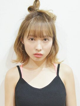 グッデイ ヘアー(GOOD DAY HAIR) 【GOOD DAY HAIR】《maho》外ハネロブアレンジ          下北沢