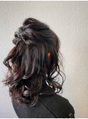 くるりんぱハーフアップ