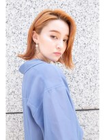 ラフィス ヘアー ヴォーグ 天王寺あべの店(La fith hair vogue)&nbsp;【La fith】 オレンジ×ミディアム