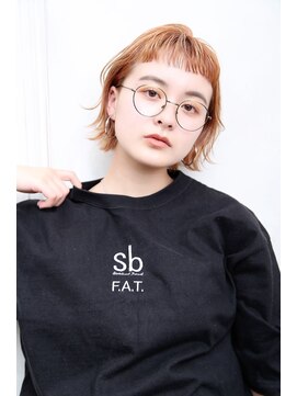 オーシャン(Ocean) [OCEAN Hair&Life藤原純] 外ハネボブ×ベージュカラー☆