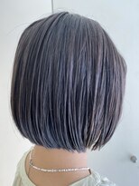 ラック 海老名店(LUCK) 切りっぱなしボブ×ブルーブラック