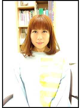 メタ(META) カット(グラデーションボブのレイヤーカット)