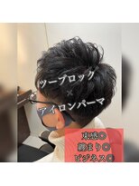 ネクサス 築地店 ツーブロック×アイロンパーマ