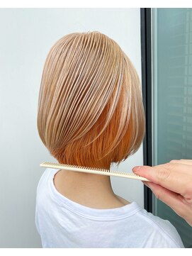 ボアップ 京橋店(boappu) ＃ハイトーンカラー＃インナーカラー#オレンジ