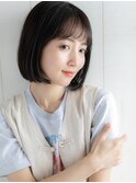 《calico》暗髪ボブ＊切りっぱなしボブ＊丸みボブ＊