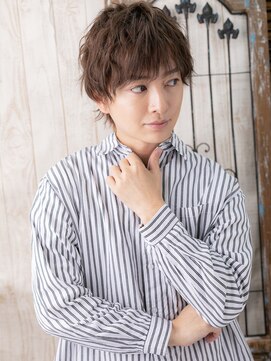 グルーミングサロン バーバー キャッスル 北浦和西口(Grooming salon Barber Castle) ミックスパーマでセクシー★くせ毛風韓国ヘアーM