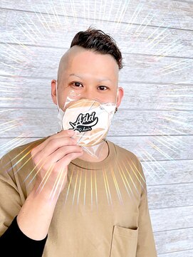 アッドヘアー(Add hair) スパイラルパーマ×オシャレ坊主